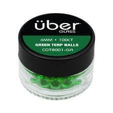 Uber Banger Quartz Terps Balls 6mm - Green