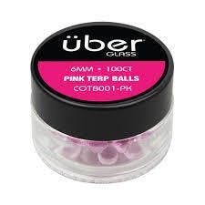 Uber Banger Quartz Terps Balls 6mm - Pink
