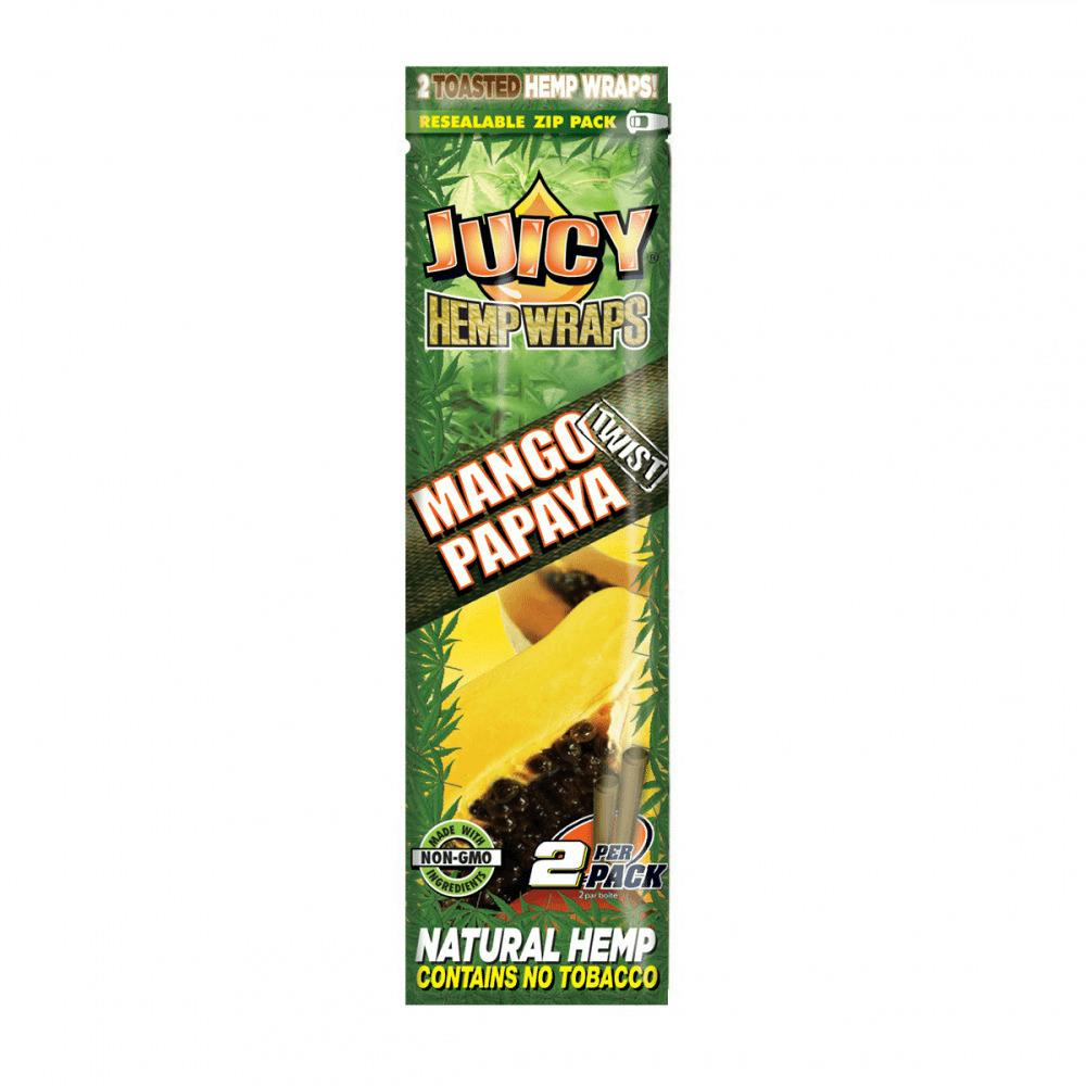 Juicy Hemp - Terp Enhanced Wrap - Mango Papaya - 2pk