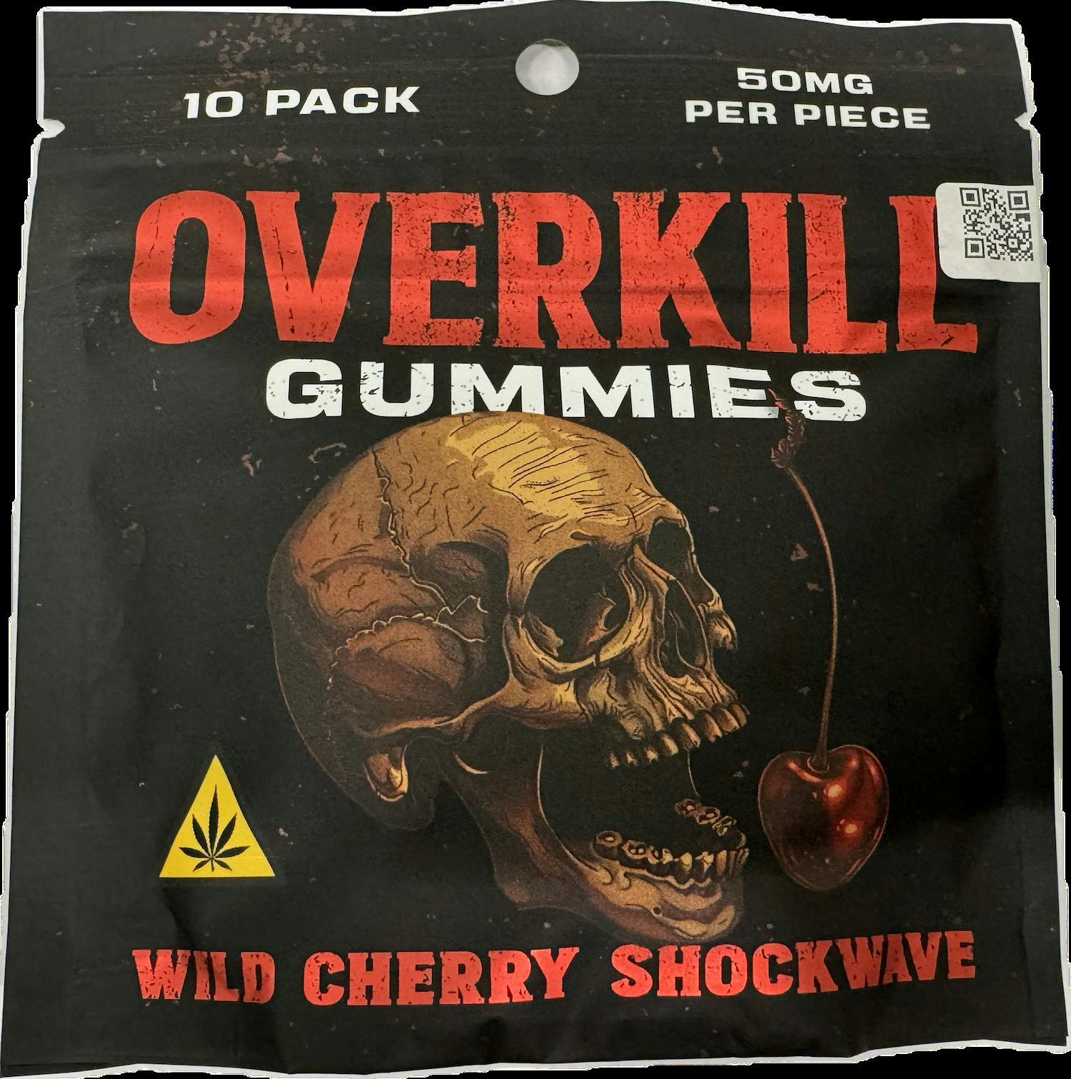 "Overkill" Wild Cherry Shockwave Gummies 12pc