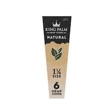 King Palm - 1¼ Pre-Rolled Cones - Natural - 6pk