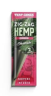 Zig Zag Hemp Terp Cones Shortcake 2pk