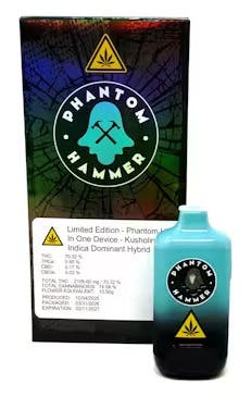 "Phantom Hammer" Kusholina Cured Resin Disposable