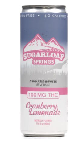 Sugarloaf Springs-Cranberry Lemonade-Seltzer-100mg