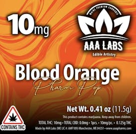 AAA Pharms-Blood Orange Lollipop-10mg