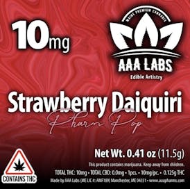 AAA Pharms-Strawberry Daiquiri-Lollipop-10mg