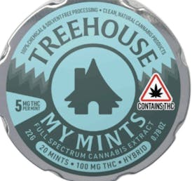 Treehouse-Hybrid Mints-100mg