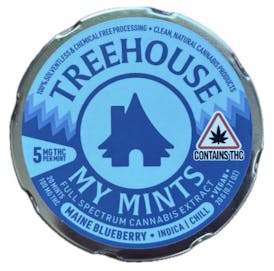 Treehouse-Indica Blueberry Mints-100mg