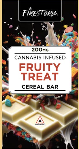 Firestorm-Fruity Treat Cereal Bar-200mg