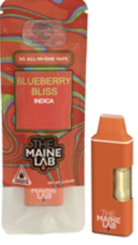 Maine Lab-Blueberry Bliss-Distillate Disposable Cart-2g