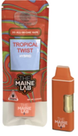 Maine Lab-Tropical Twist-Distillate Disposable Cart-2g