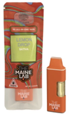 Maine Lab-Lemon Drop-Distillate Disposable-2g