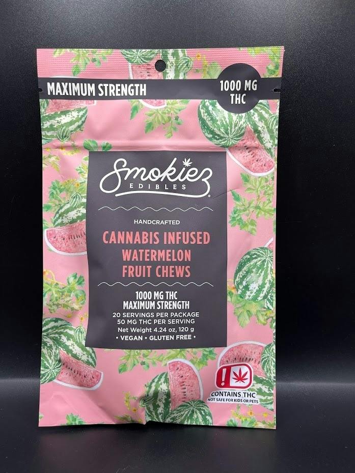 Smokiez 1000mg Gummies Sweet Watermelon