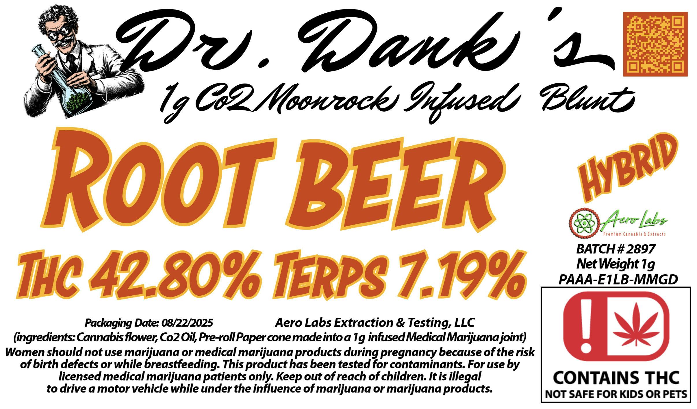 Dr. Dank 1g MoonRock Blunt Root Beer