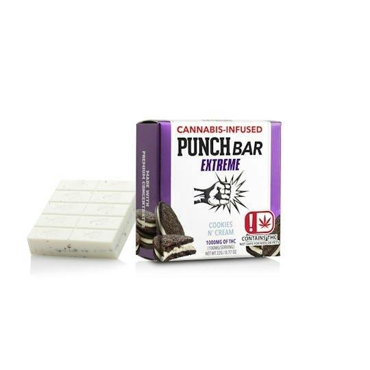 Punch Bar Extreme 1000mg Cookies and Cream