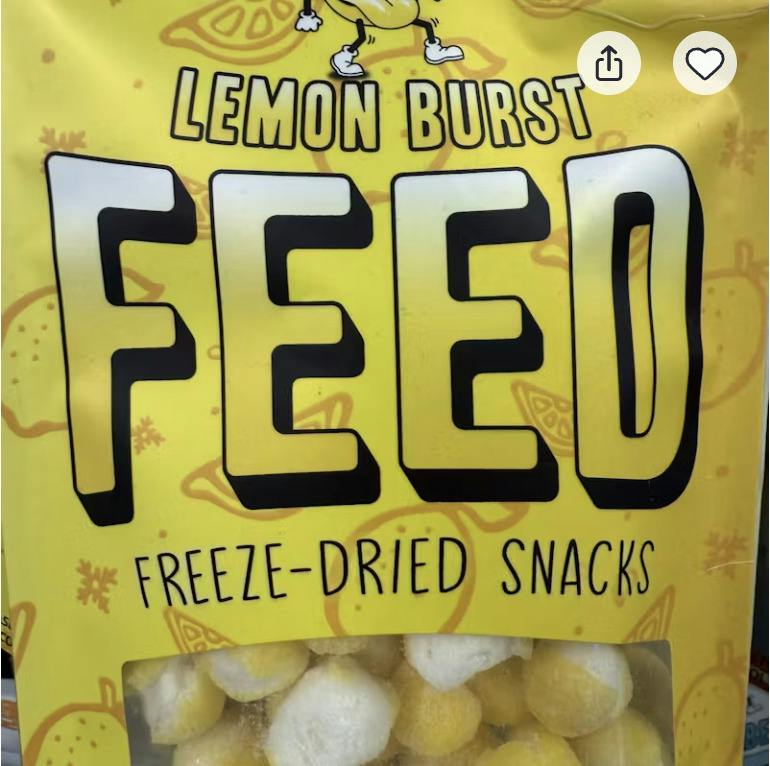 FEED 1000mg Freeze Dried Lemon Burst