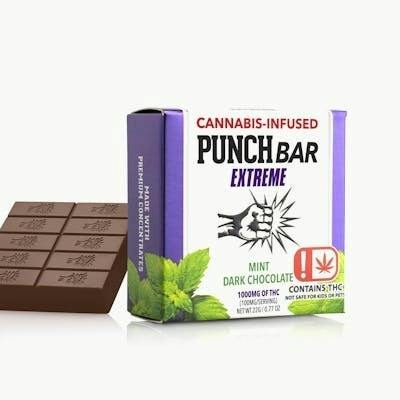 Punch Bar Extreme 1000mg Mint Dark Choc