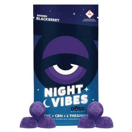 DOSD 2000mg THC:CBN Night Vibes Blue Raspberry