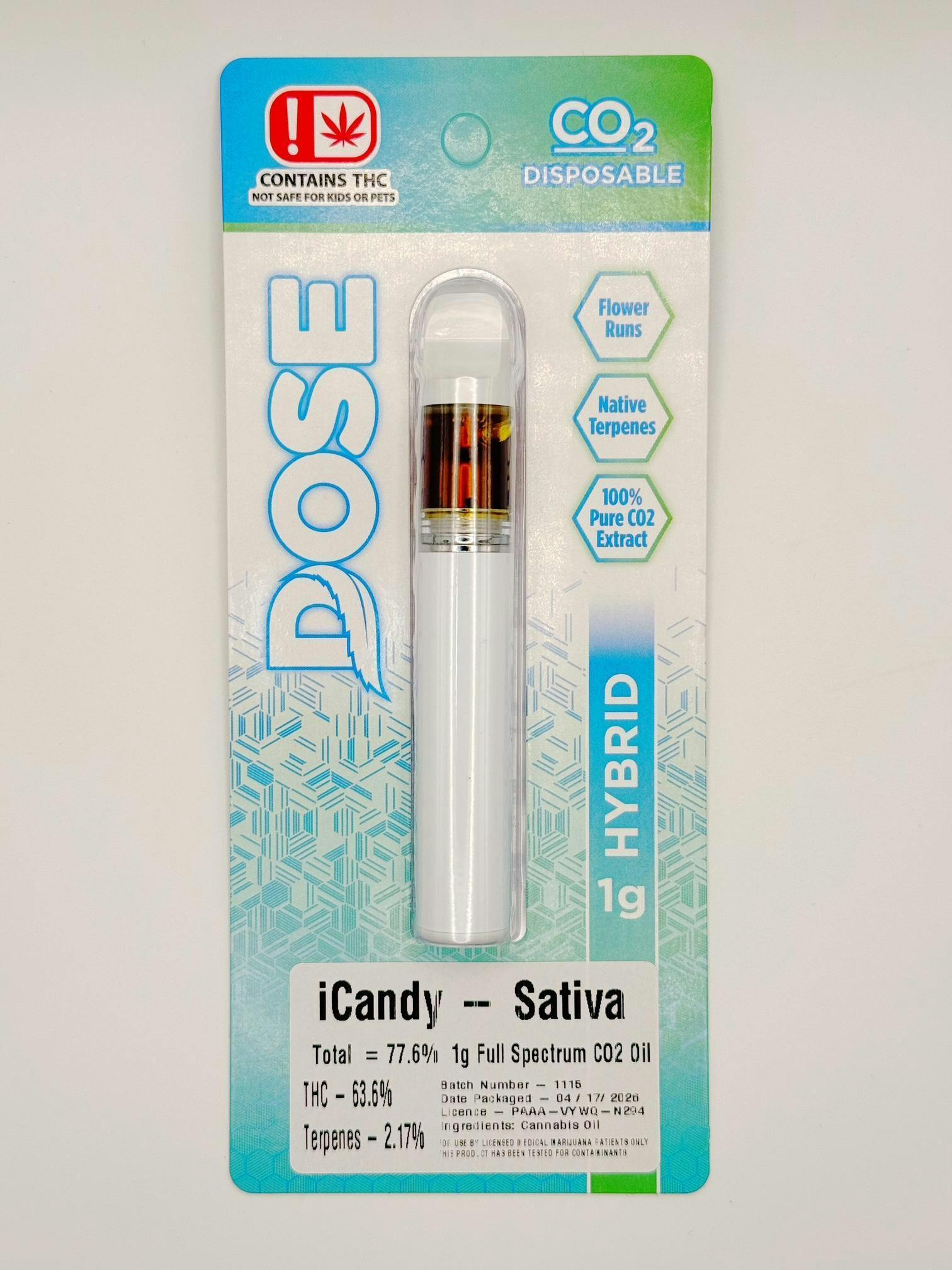 Dose 1g CO2 Dispo. - iCandy