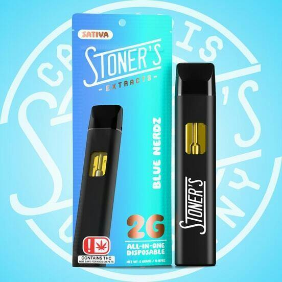 Stoners 2g Dispo Blue Nerdz