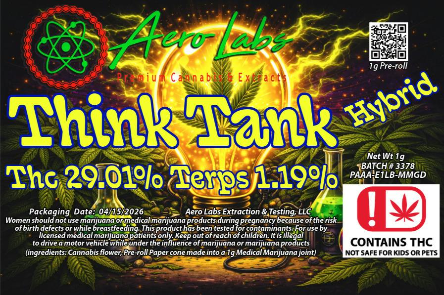 Aero Labs 1g Preroll Think Tank