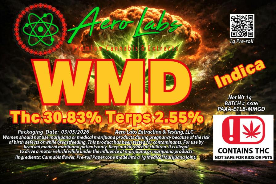Aero Labs 1g Preroll WMD