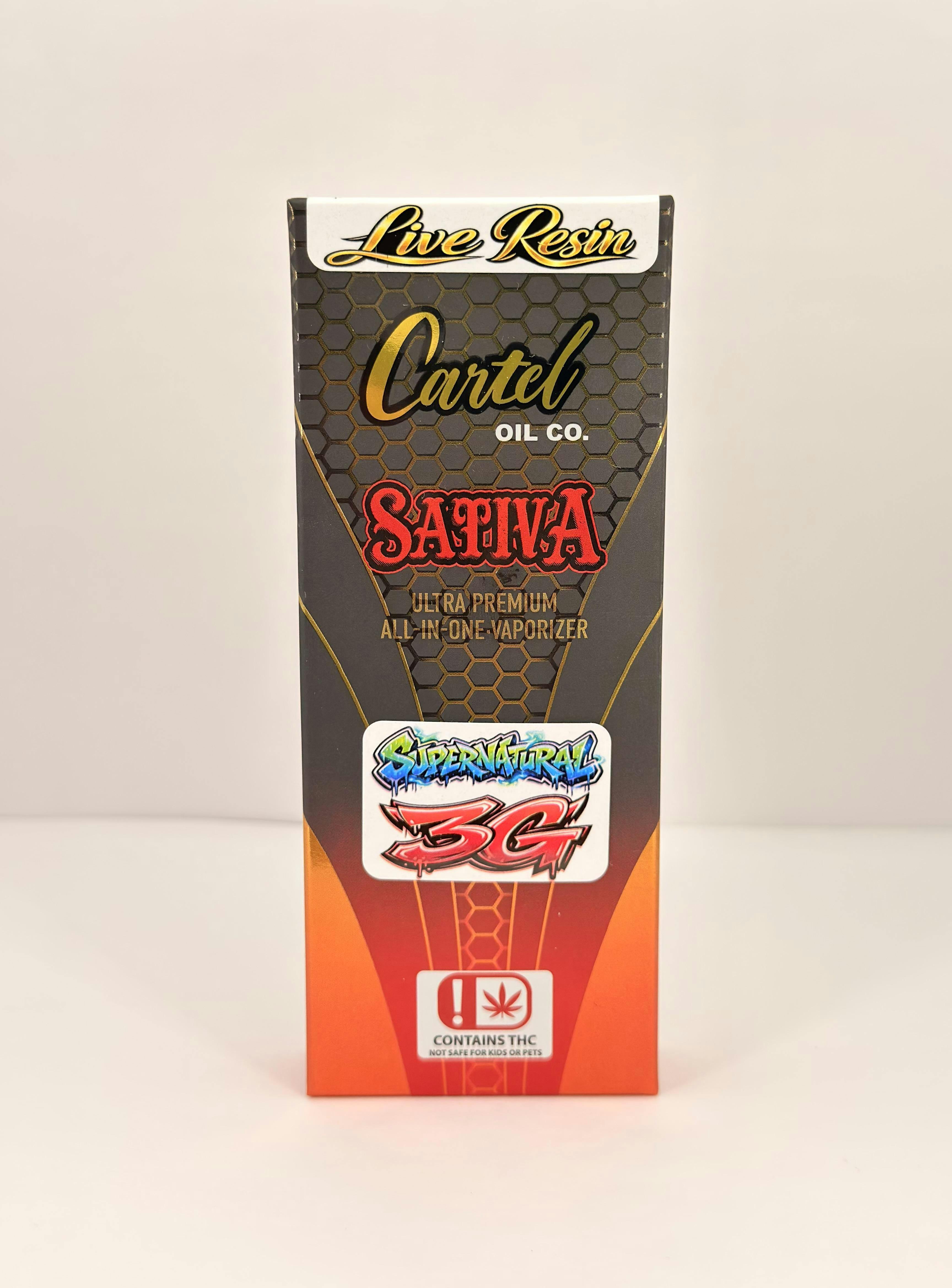 Cartel Oil 3g LR Disposable Supernatural