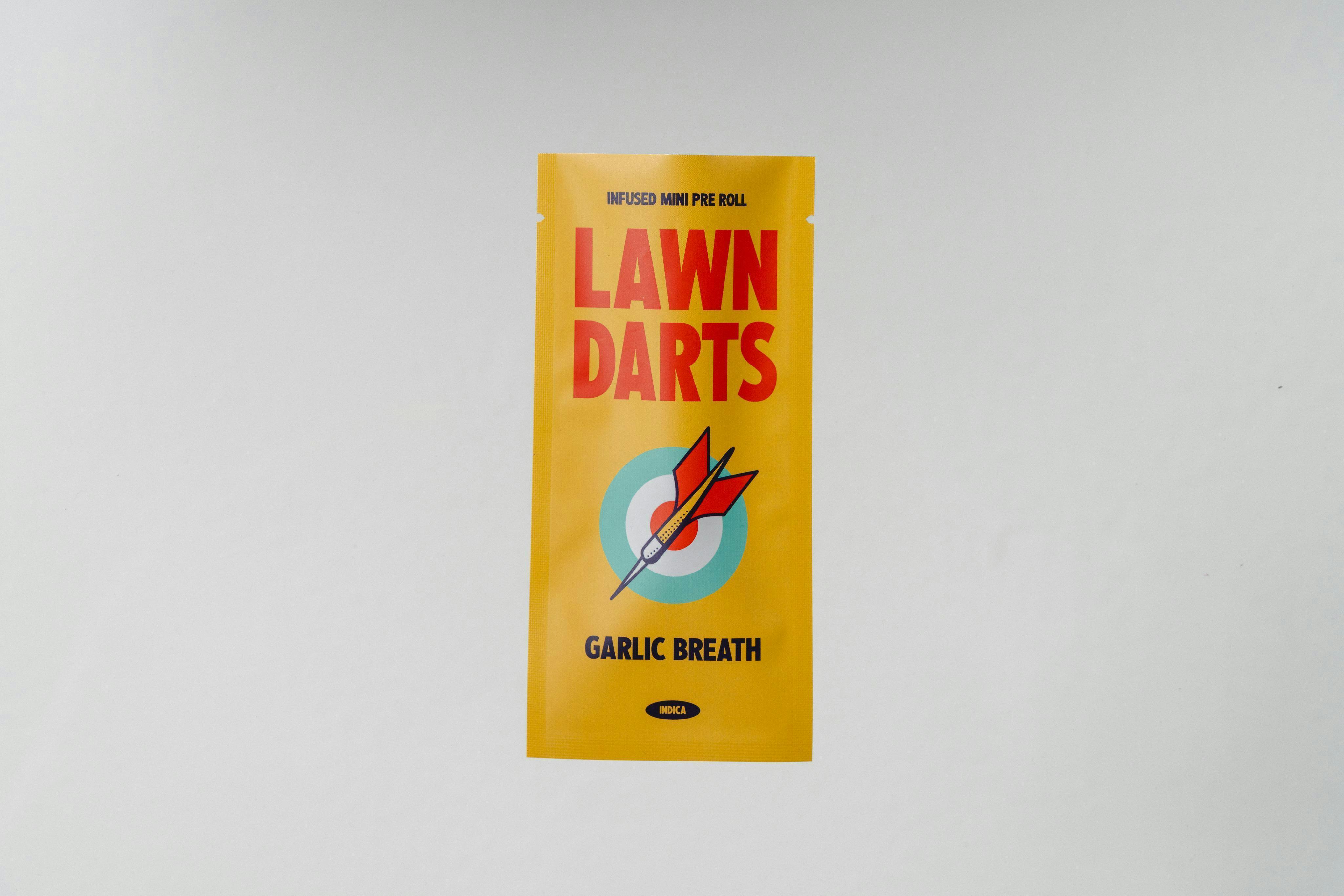 Lone Wolf Lawn Darts .7g Infused Preroll Garlic Breath