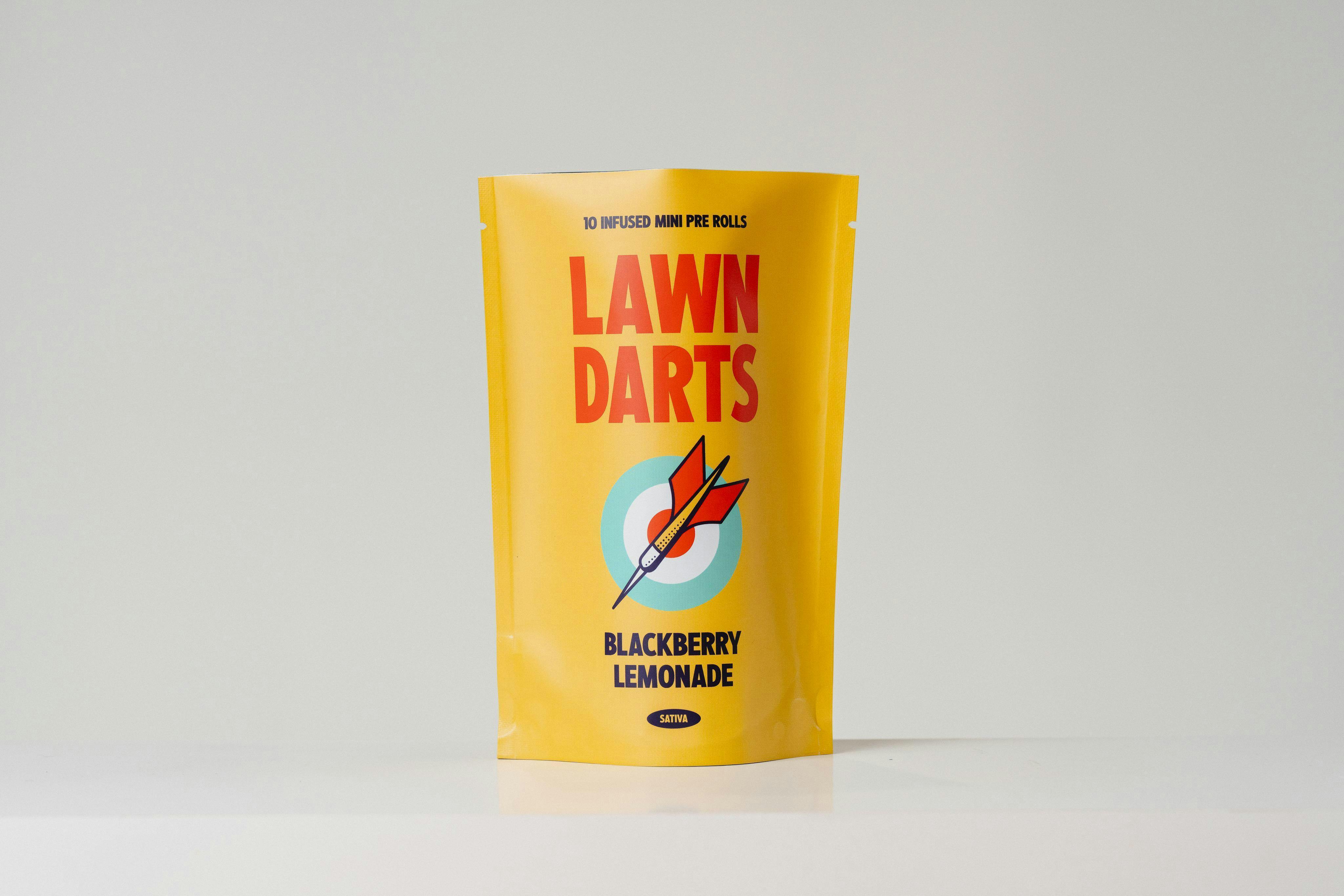 Lone Wolf Lawn Darts .7g Infused Preroll Blackberry Lemonade