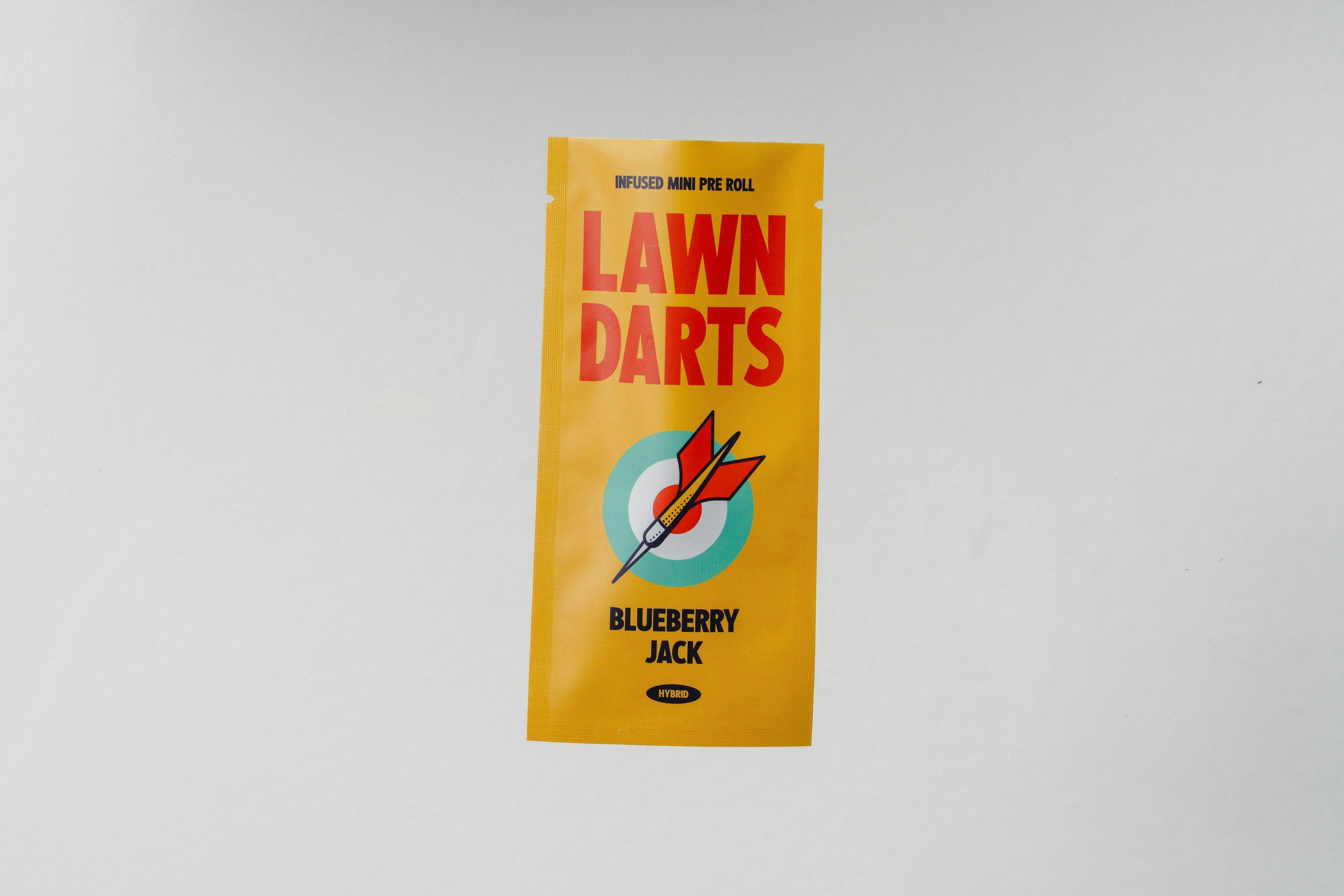 Lone Wolf Lawn Darts .7g Infused Preroll Blueberry Jack