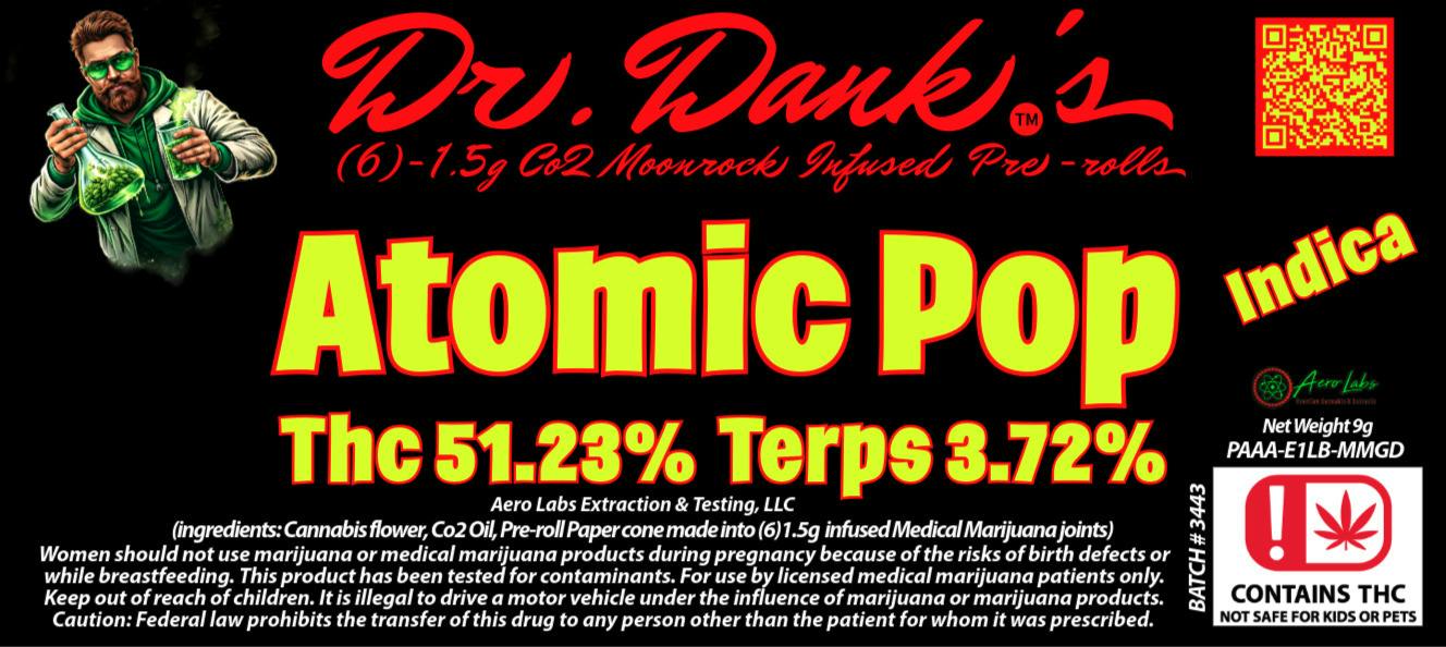 Aero Labs Dr. Dank 6pk Infused Atomic Pop