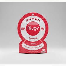 Injoy Gummies 2500mg Red Razz Dazz