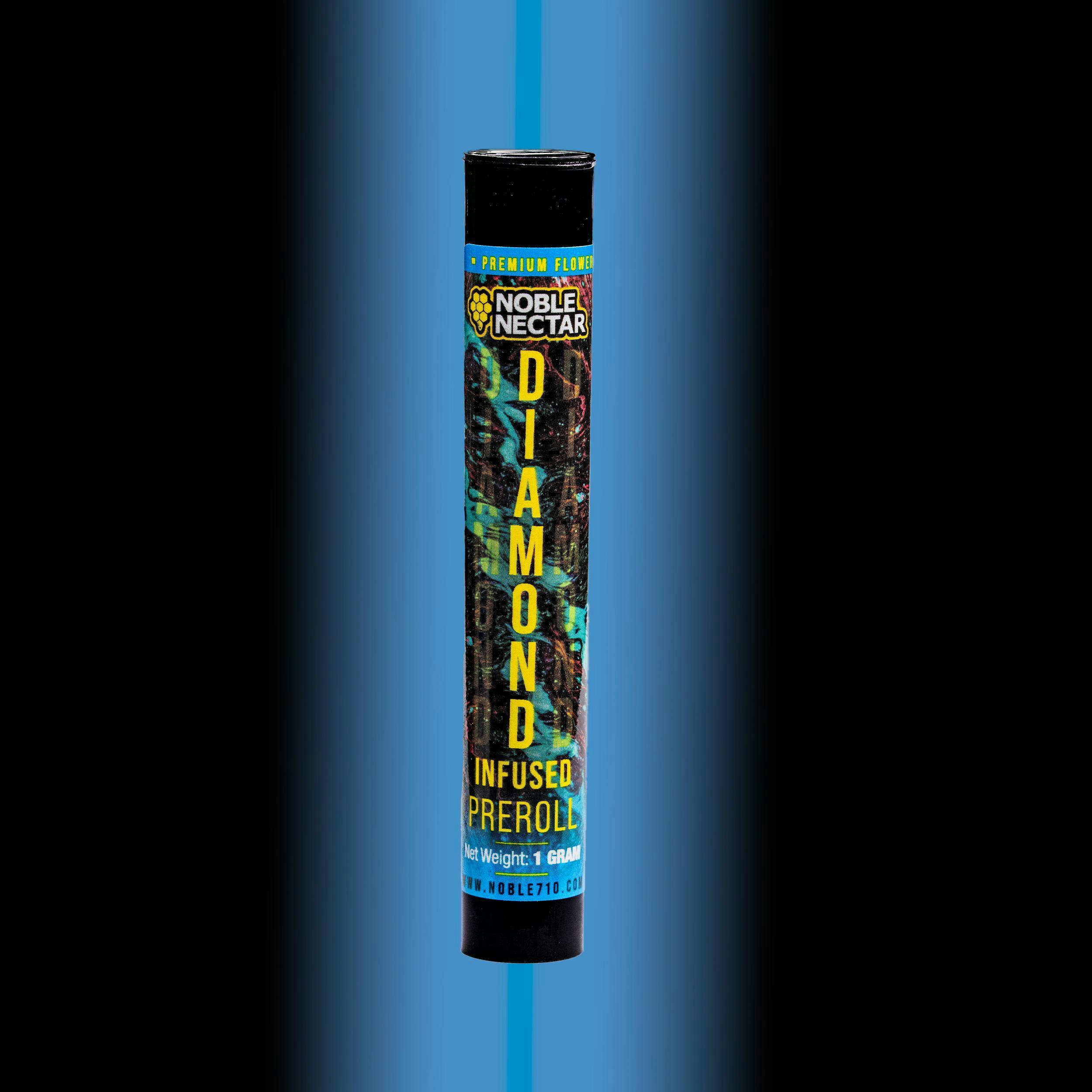 Noble Nectar 1g Diamond Infused Preroll GMO X Slur-Crasher