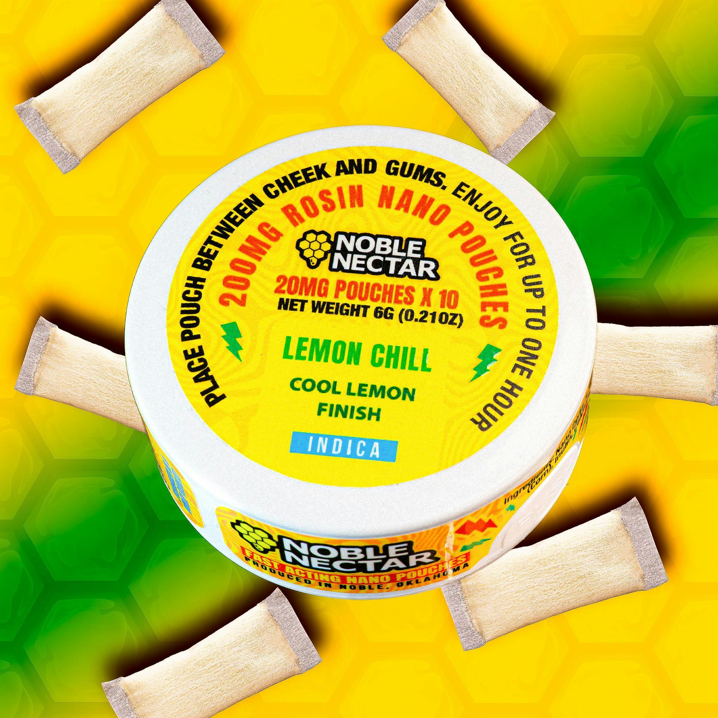 JEFE NANO 200mg Live Rosin Dip Pouches Lemon Chill