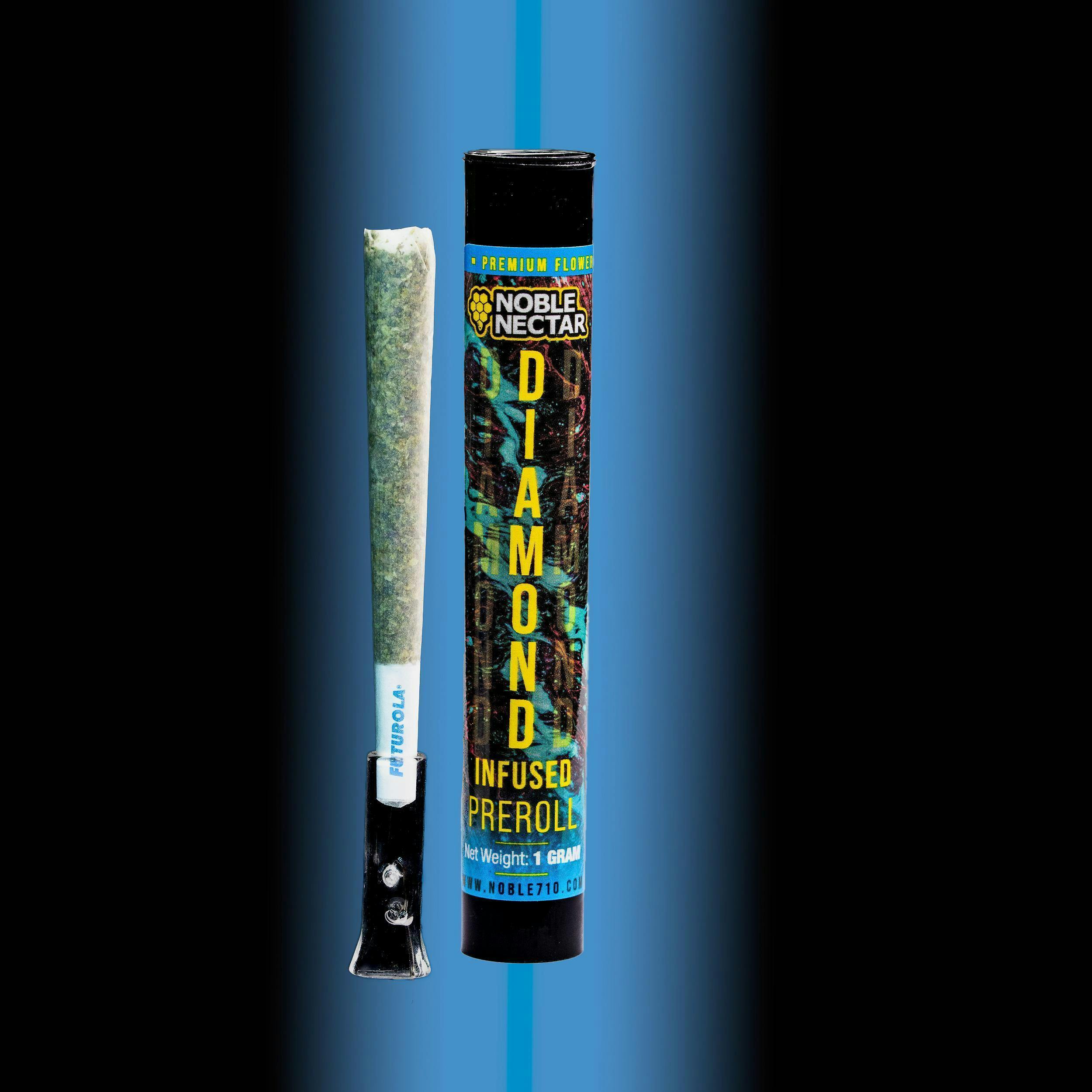 Noble Nectar 1g Diamond Infused Preroll Black Scotty