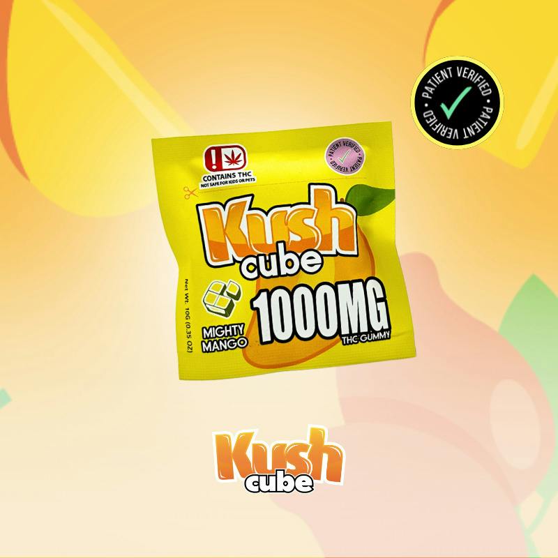 Kush Cube Single 1000mg Mighty Mango