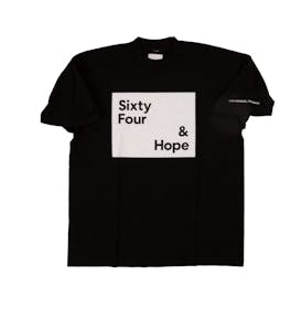 Sixty Four & Hope - Sixty Four & Hope Logo T-shirt: Black