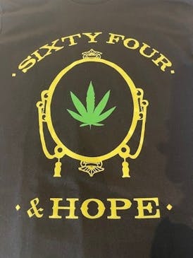 Sixty Four & Hope - Sixty Four & Hope: Black Chronic Tee