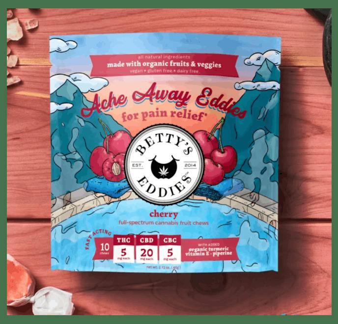 Betty's Eddies | Chews Cherry (H) | [10pk] at Zen Leaf Cannabis Dispensary