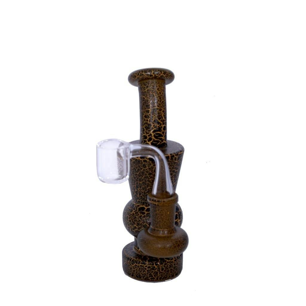 Karma - 6" Dab Rig - Yellow Lightning Hourglass Rig
