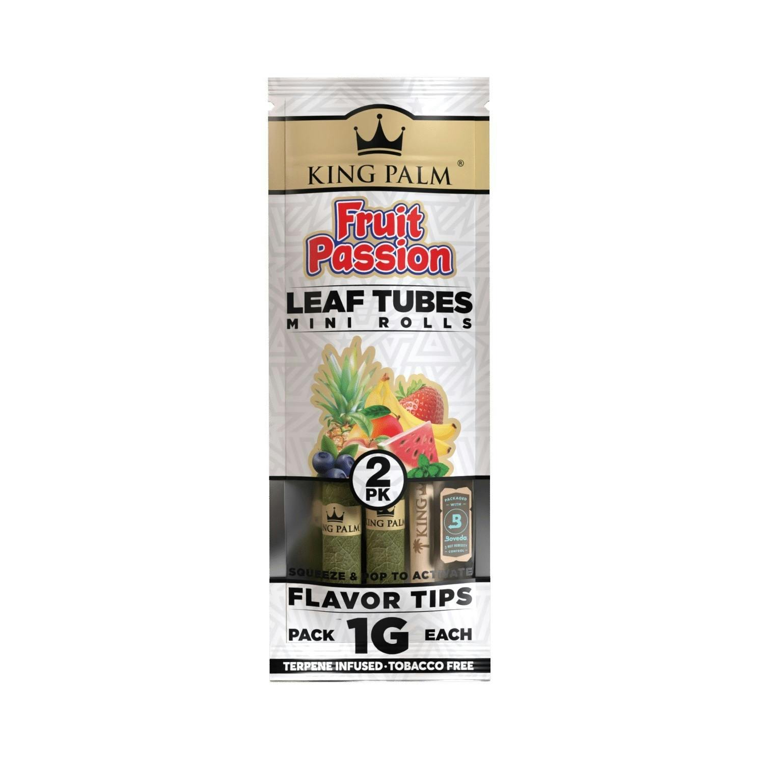 King Palm - Mini Pre-Roll Pouch - Fruit Passion - 2pc