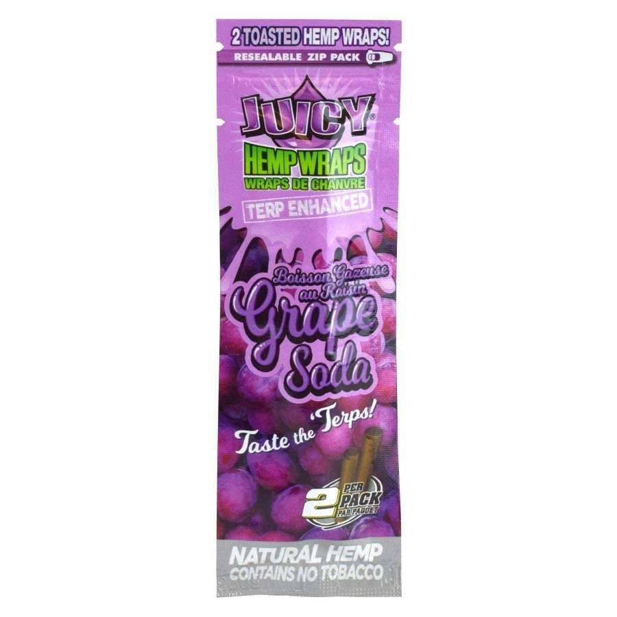 Juicy Jays - Terp Enhanced Grape Soda Hemp Wraps - 2pc