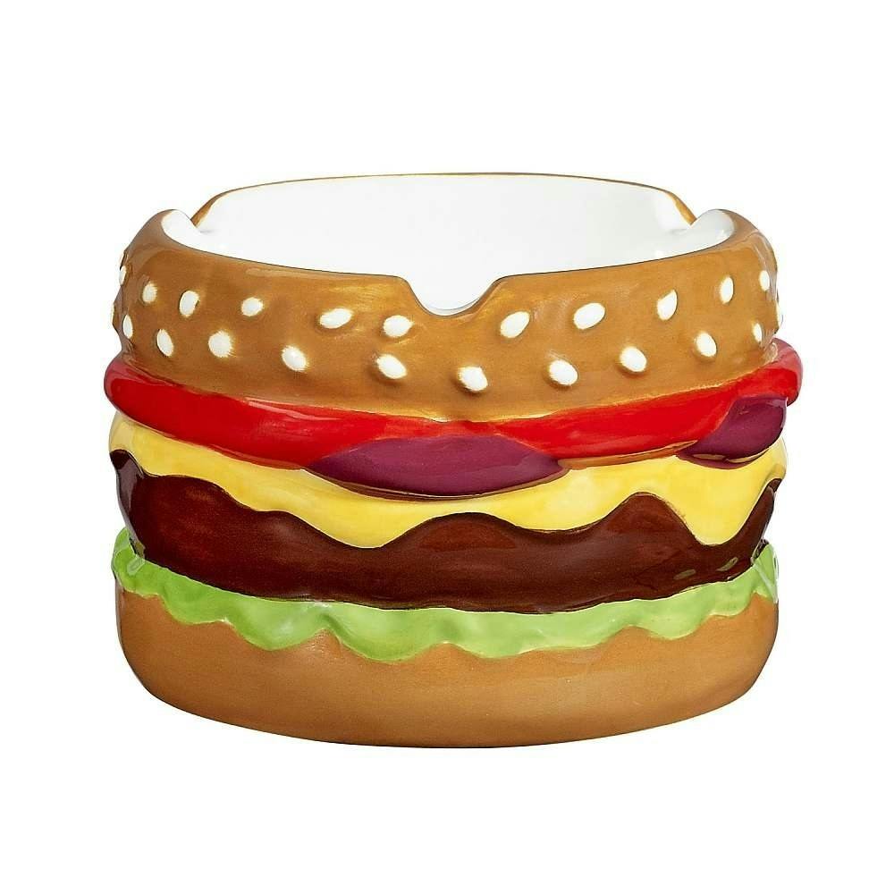 Ceramic Ash Tray - Roast and Toast Cheeseburger