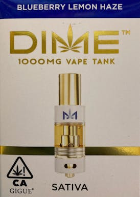 Dime Blueberry Lemon Haze 1000mg Tank