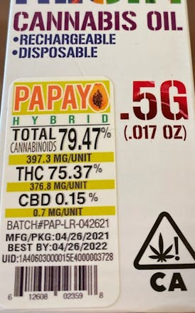 Flav - Live Resin Pod - Papaya - 0.5G
