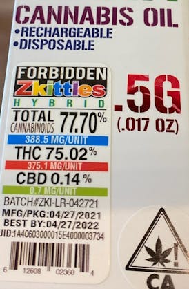 Flav - Live Resin Pod - Forbidden Zkittlez - 0.5G