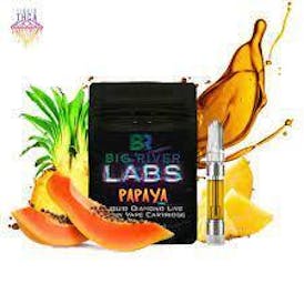 Big River 1G Papaya Live Resin Diamond Cart