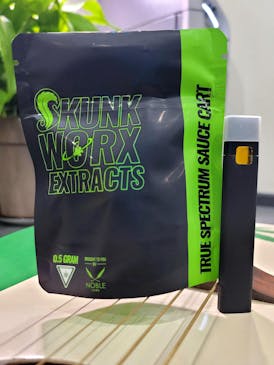 Skunk Worx Gelato .5G Live Resin Disposable Vape