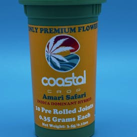 Coastal Crop Amari Safari 10* .35g Pre Rolls