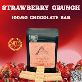 MidSouth Extracts Strawberry Crunch 100mg Chocolate Bar